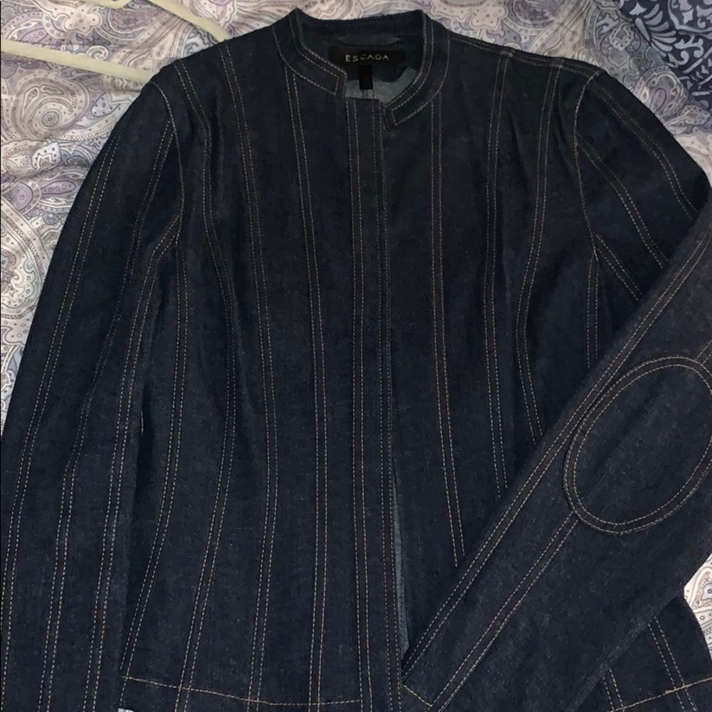 Escada fitted denim jacket